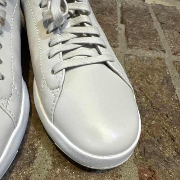 Cole Haan Women's GrandPro Light Gray Silver Leather Sneakers 6.5B - Picture 16 of 16